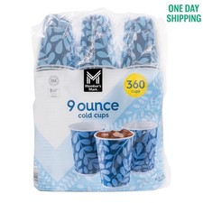 Member's Mark Printed Paper Bath Cold Cups 9 oz 360 Ct Disposable Drink Cups