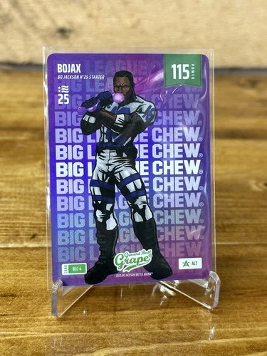 2025 Bo Jackson Battle Arena NSCC BOJAX Big League Chew Grape BLC-1 ALT