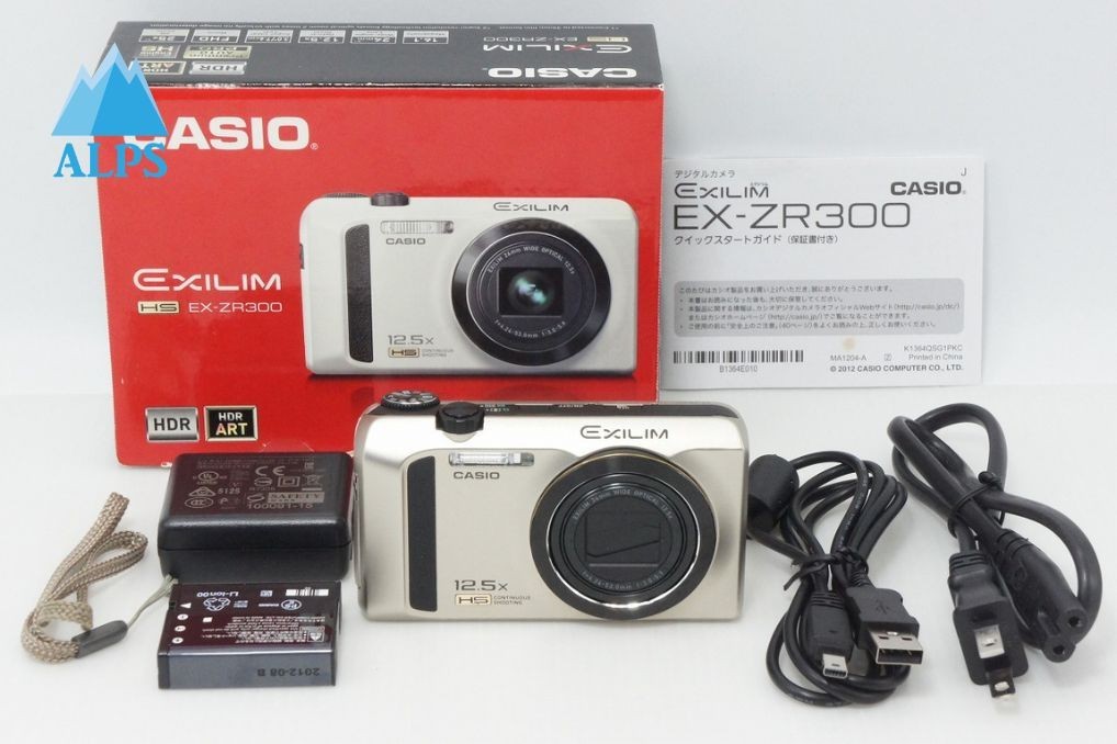 CASIO HIGH SPEED EXILIM EX-ZR300 16.1MP Compact Digital Camera 