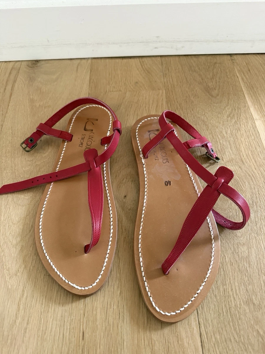 ♯　未使用　 K.JACQUES　サンダル　レッド k jacques sandals products for sale | eBay
