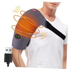 Shoulder Heating Pad Massager for Rotator Cuff Vibration Massage Heating