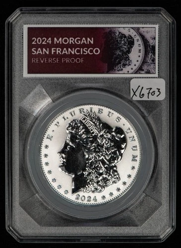 2024-S $1 Morgan Silver Dollar - Reverse Proof Coin - Slab - SKU-X6703