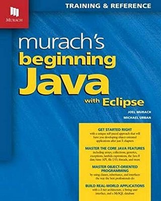 MURACH'S BEGINNING JAVA WITH ECLIPSE By Joel Murach & Michael Urban *BRAND NEW*