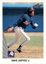 1990 Leaf - David Justice #297 (RC)