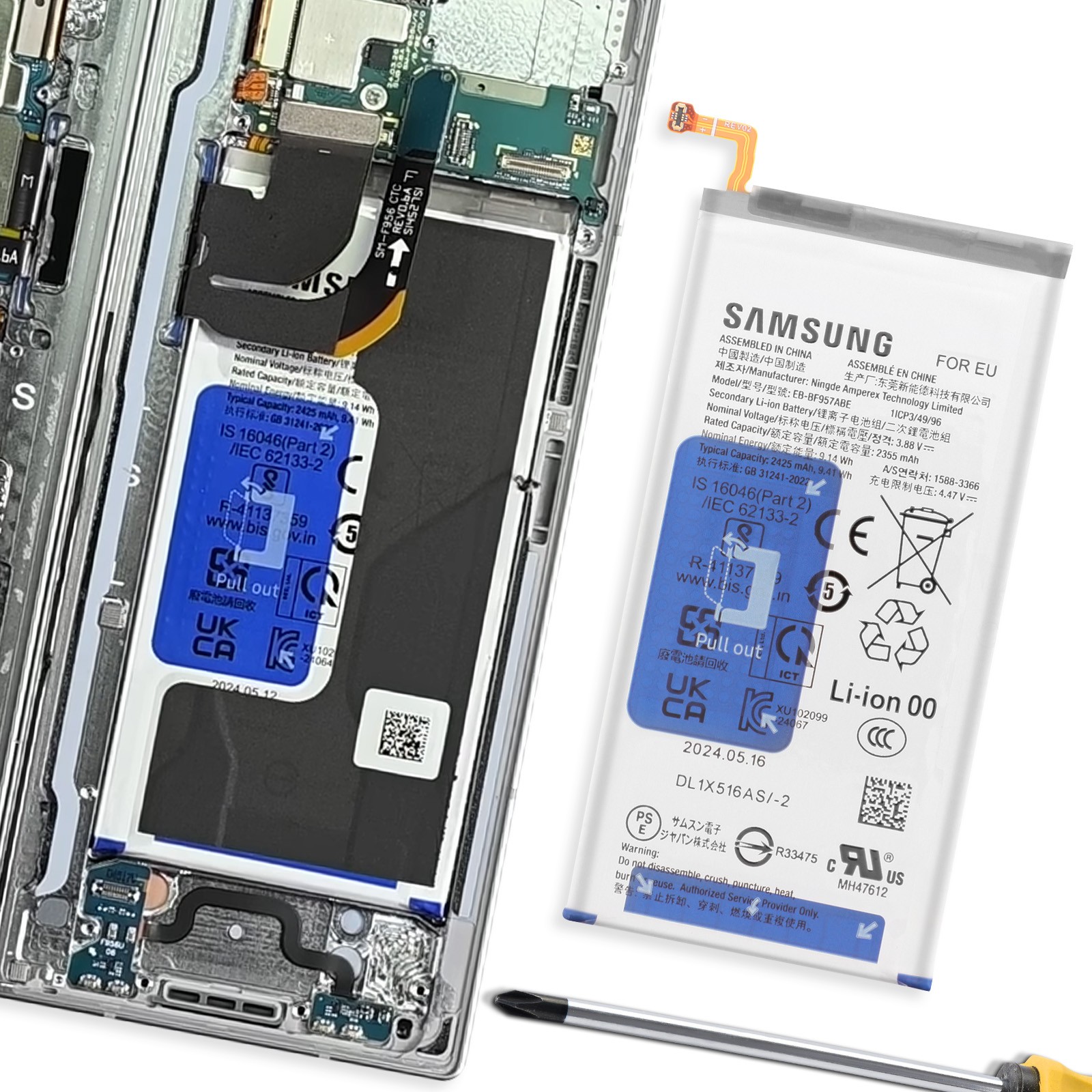 Batería externa original Z Fold 6 charge ultra rapide