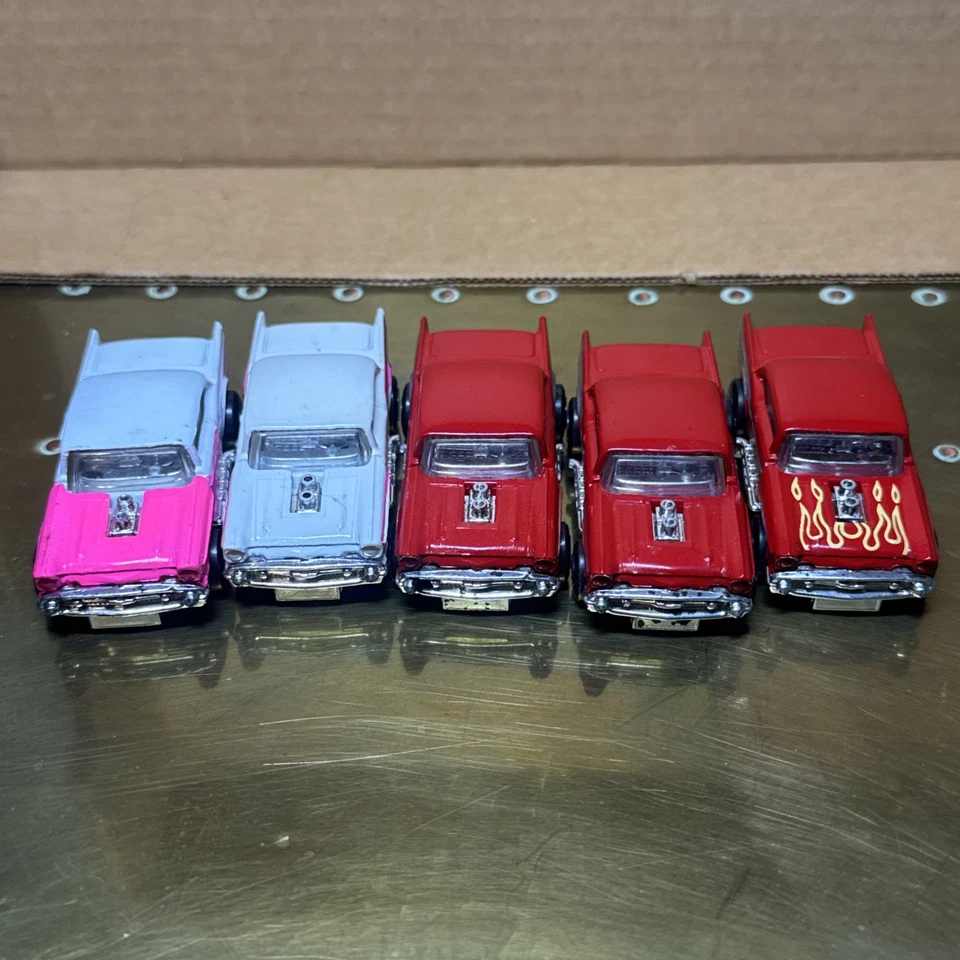 Vintage Matchbox Superfast  '57 Chevy Red Cherry Bomb 1979 Lot Of 5 - Image 4 of 4