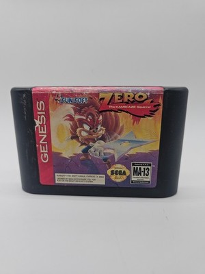 Zero The Kamikaze Squirrel - Sega Genesis - Tested