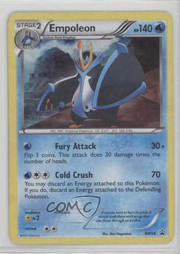Empoleon Pokémon Black & White Black Star Promo #BW56