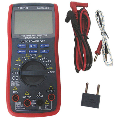 AstroAi True RMS Digital Multimeter DM6000AR 6000 Counts