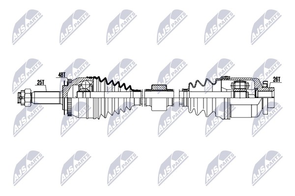 Nty Antriebswelle NPW-HY-662 FüR Hyundai Matrix Fc Crdi-image