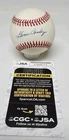 Gene Conley Signed Auto Rawlings Official American League Baseball A's A7