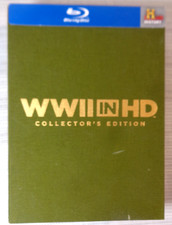 WWII in HD Blu-ray Disc, 2011, 4-Disc Set, Collectors Edition Excellent 
