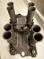 VINTAGE SBC 283 327 CHEVY HILBORN FUEL INJECTION INTAKE SCTA USAC SPRINT DRAG GM