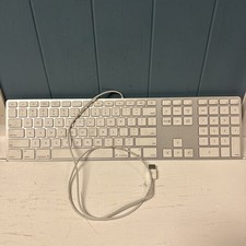 Apple A1243 Tastiera Cablata Alluminio MB110LL/A Full Size, Slim, Mac, OEM Originale