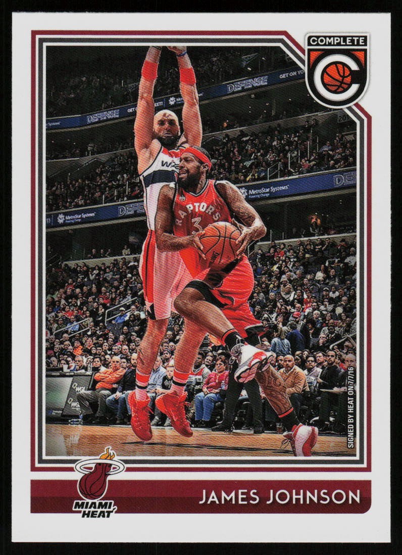 2016-17 Panini Complete #111 James Johnson Miami Heat