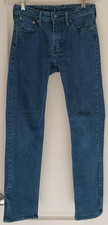Levi's Mens 28x30 511 Jeans Slim Fit Navy Blue Stretch Denim