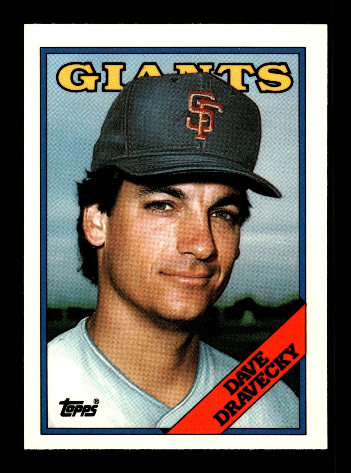 DAVE DRAVECKY ⚾ 1988 Topps Collector's Edition Tiffany #68 Giants