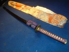 S72 Japanese old koto sword in samurai mountings 