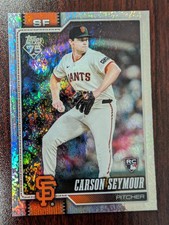Topps 2026 Series 1 Rookie Foil Insert Carson Seymour #112 San Francisco Giants