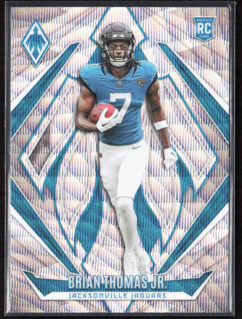 2024 Panini Phoenix Brian Thomas Jr. Wave Rookie Card RC #164 Jaguars