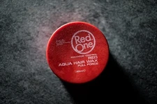 Red Aqua Hair Wax Pack of 6 Strong Hold Water Based Hair Styling Wax 5.07 Oz