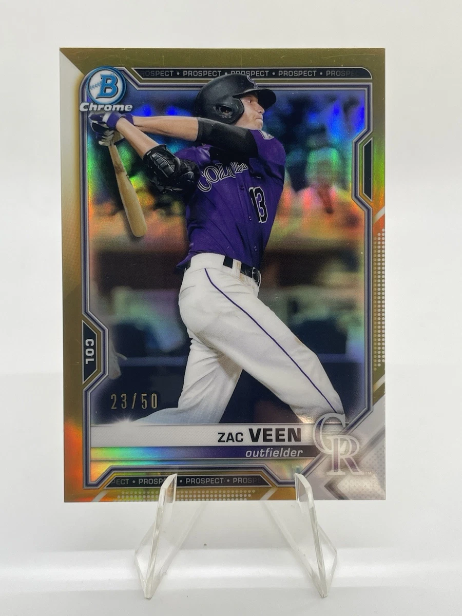 25+ Bowman Zac Veen #BCP-3 2021 for sale | Updated Oct 2026