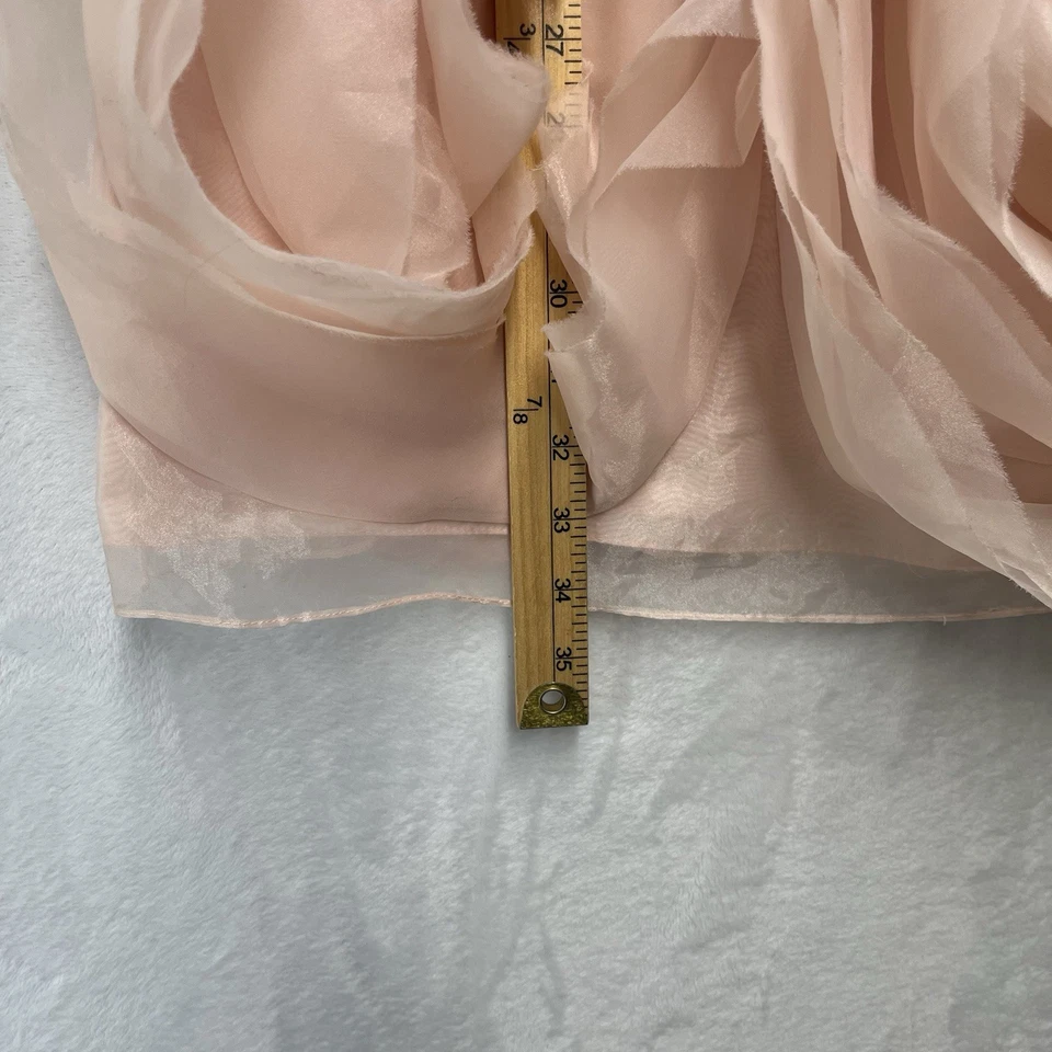 Vestido de Dama de Honor Blanco Vera Wang Para Mujer’s 2 Rosa Pálido Floral ASI Chismes Niña LEER Foto 3 de 4