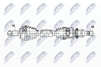 Nty Antriebswelle NPW-RE-194 FüR Renault