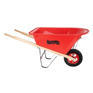 Eli & Mattie Kids Wheelbarrow, Poignées en bois robuste et Tub en plastique lourd