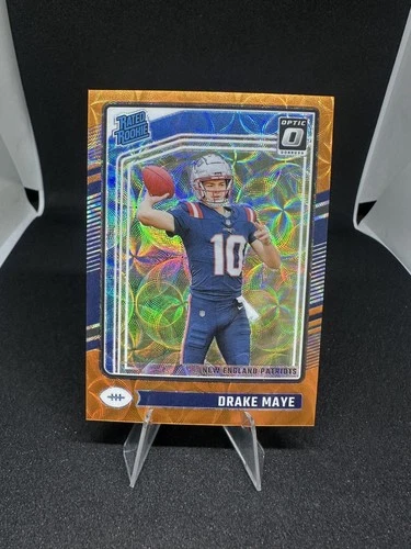2024 Panini Donruss Optic - Rated Rookie Drake Maye #229 Orange Scope Prizm /79