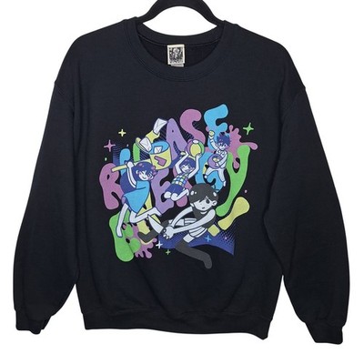 Omori Release Energy Sweatshirt Medium Video Game Omocat Gamer Manga Anime