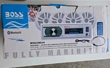 Altavoces Boss Audio Marine - Juego de 4 - 6,5" Blanco - Con Control Remoto - Sin Receptor