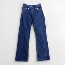 Arizona Jeans Boys 14 Slim Blue Adjustable Waist Iron Lines Actual