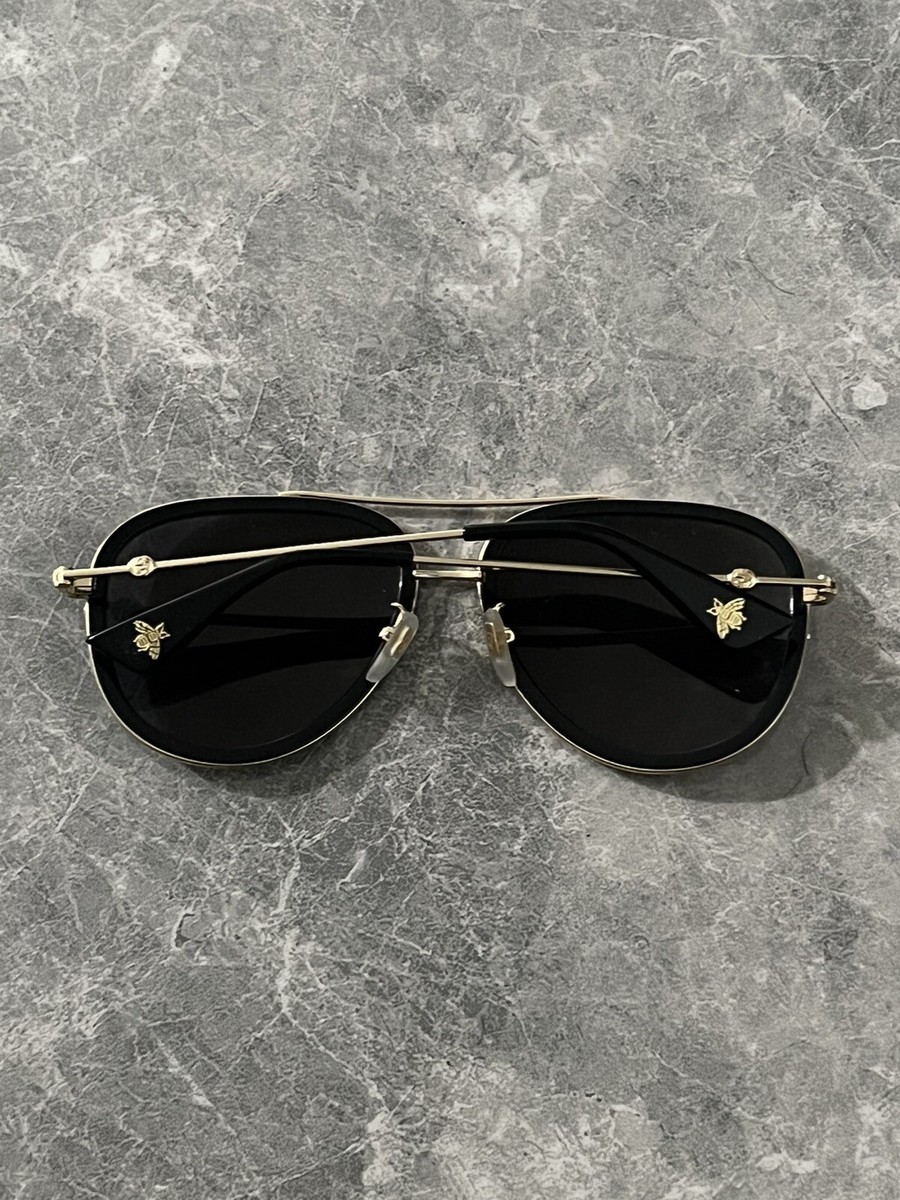 GUCCI BEE Sunglasses Gold Authentic $579 | eBay GUCCI BEE Sunglasses Gold Authentic $579 | eBay