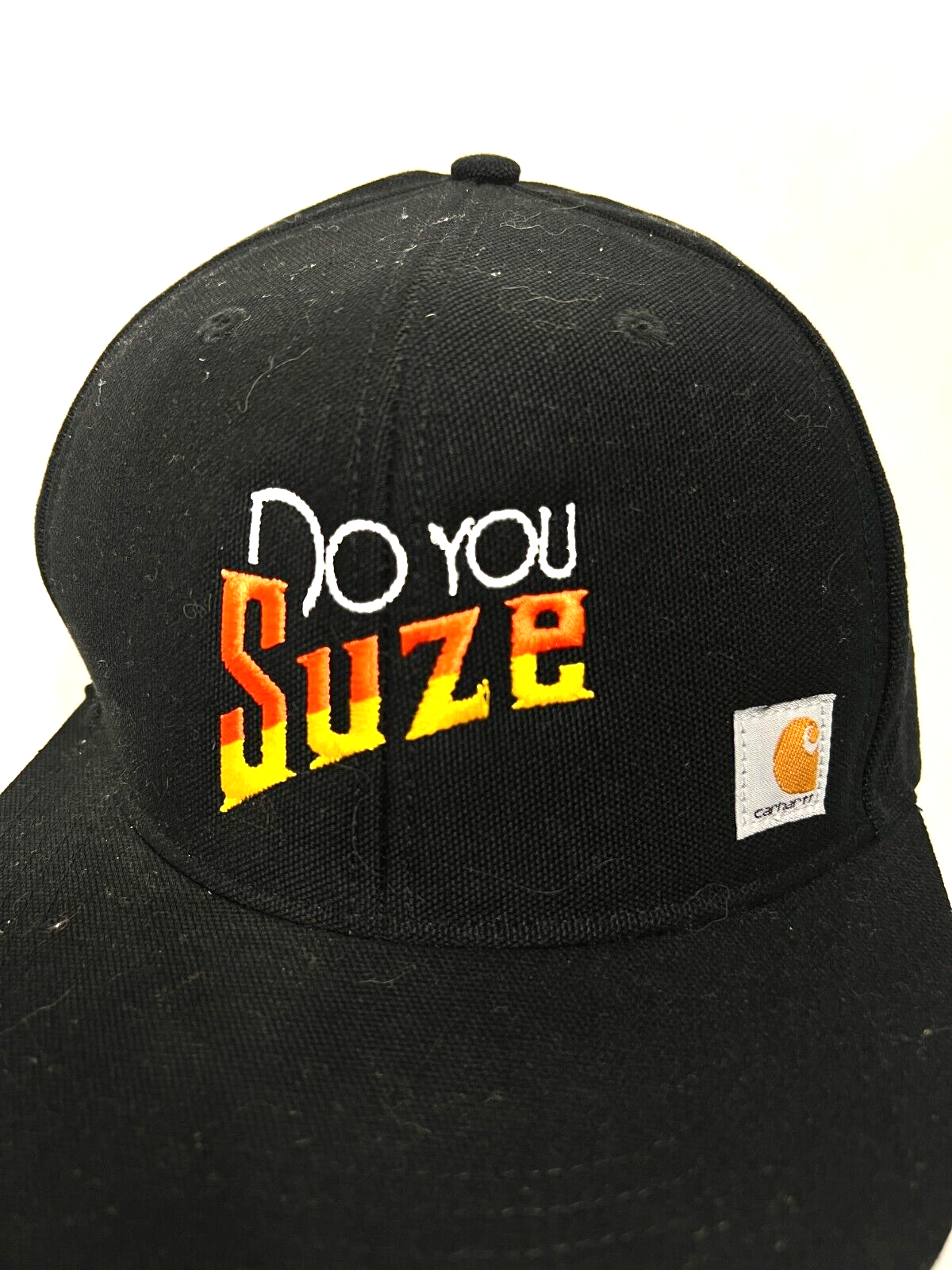 Carhartt Black Adjustable Unisex Trucker Hat for Men and Women  