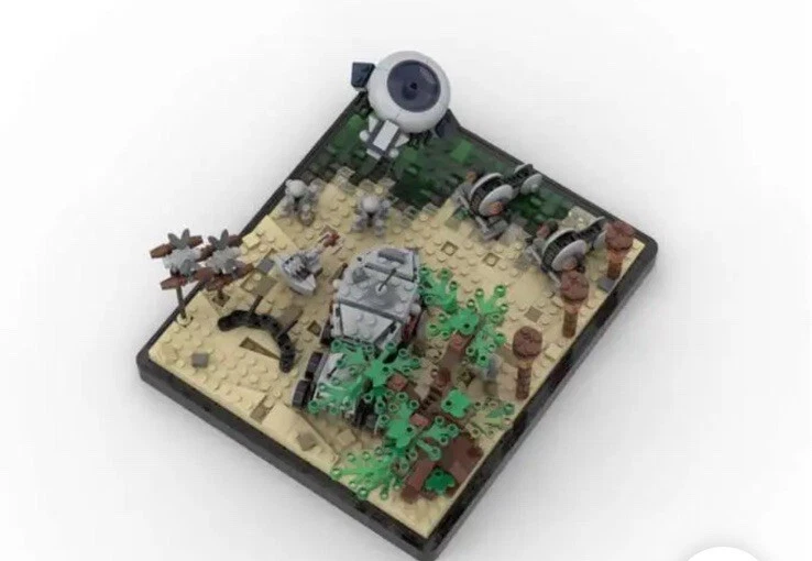 Lego Star Wars Kashyyyk Custom MOC Brandneu Die Rache der Sith Custom Lego - Bild 3 von 3