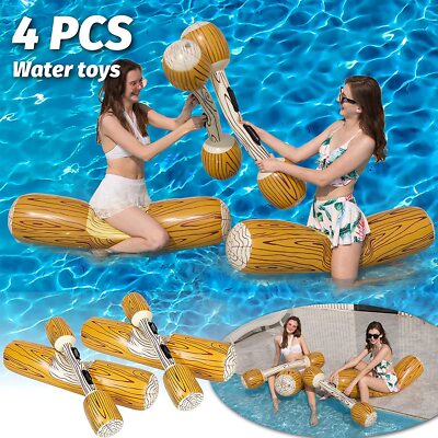 4 Stück Pool Float Wasserspielzeu Schwimm Reihe Spielwaren Wassersport Spielzeug