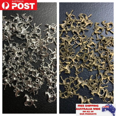 10pcs Horse Charms Pendants DIY Jewellery Making Necklaces Bracelets Earrings