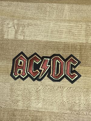 AC/DC Sew On/Iron On Embroidered Band Patch