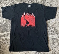 Vintage Himsa American Heavy Metal Band Shirt Large 2005 Anvil Tag Scathe Graphi