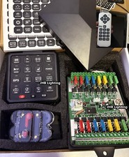 Jhb Rgb Panel 16 Gang Car 1224v Remote Onoff Led Lights Universal Switch Panel