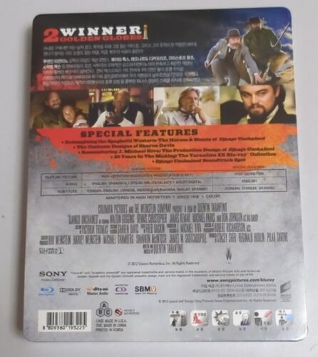 Django Unchained - Blu-ray Steelbook incl Comic book New Sealed Korean Release - Picture 2 of 4