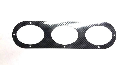 Real CARBON FIBER 2p Universal Car Rear Bumper Race Air Diversion Diffuser Panel - Foto 7 di 8
