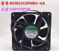 SUNON KD2412PMB1-6A DC24V 10.3W 12CM 2-Wire Inverter Cooling Fan