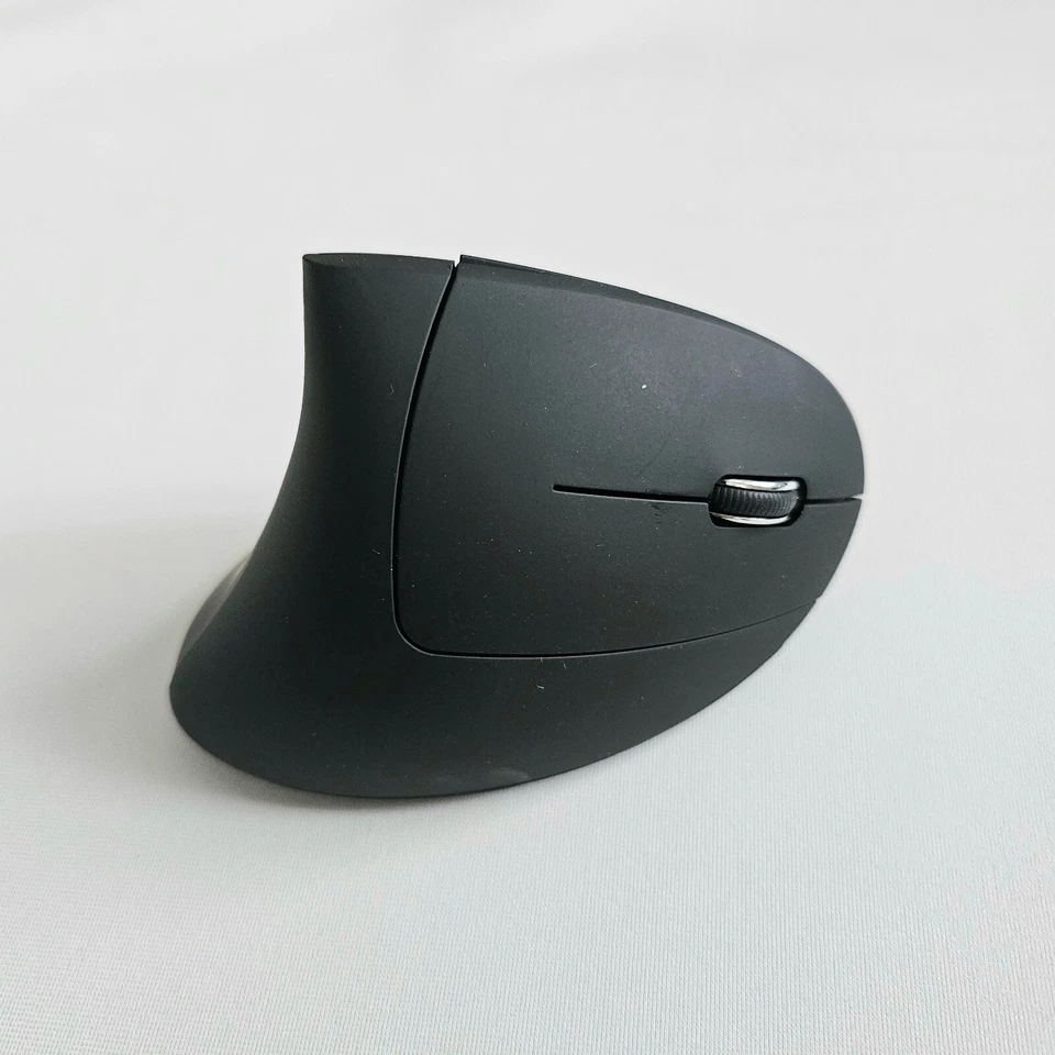 Wireless Vertical Ergonomic Mouse Bluetooth Black Home Office Work Battery - Image 2 of 4