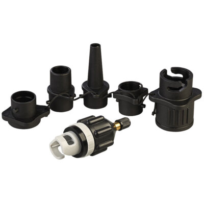 infactory 6-teiliges Pumpen-Adapter-Set für SUPs, Schlauchboote, Pools u.v.m.
