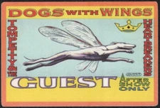 Tom Petty Backstage Pass - 1995 Cloth Pass - Dogs with Wings Tour