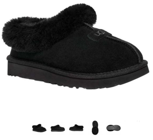 UGG Tazzette Black Suede Slipper Slip-on Clog Women's US sizes 5-12/NEW!!!  | eBay