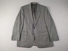 Brooks Brothers Jacket Mens 43 Regular Wool Cashmere Blend Houndstooth 346