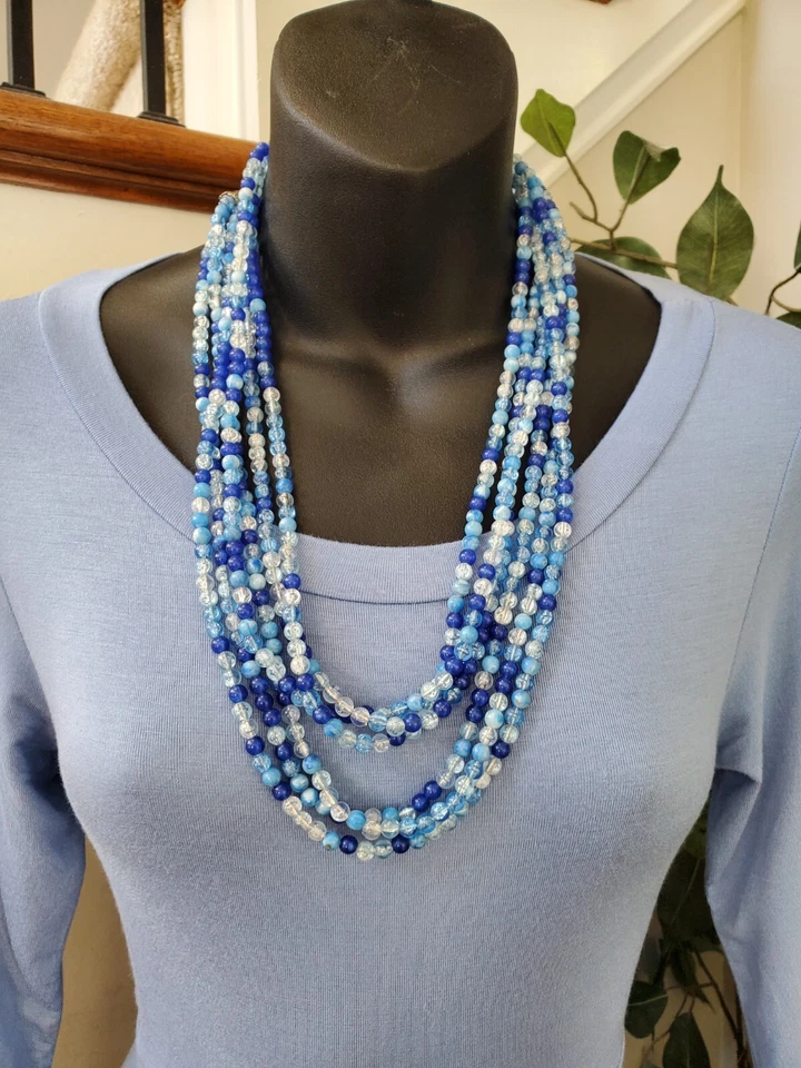 Maxi Vestido Flamingo Urbano Para Mujer Azul Rayón Cuello Redondo Manga Larga Talla S Foto 2 de 4